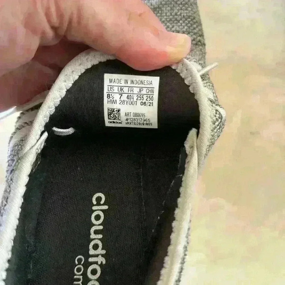 Adidas cloudfoam comfort slip on sneakers women’s size 8.5 - Picture 11 of 11